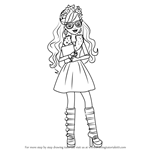 How to Draw Rosabella Beauty from Ever After High