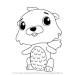 How to Draw Swotter from Hatchimals