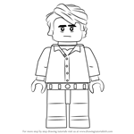 How to Draw Lego Bruce Banner