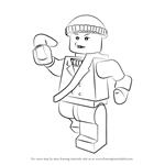How to Draw Lego Captain Boomerang