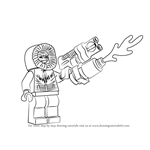 How to Draw Lego Captain Cold