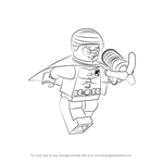 How to Draw Lego Dick Grayson aka Robin Jr