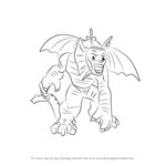 How to Draw Lego Fin Fang Foom