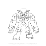How to Draw Lego Green Goblin