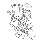 How to Draw Lego Hawkeye