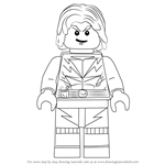 How to Draw Lego Lightning Lad