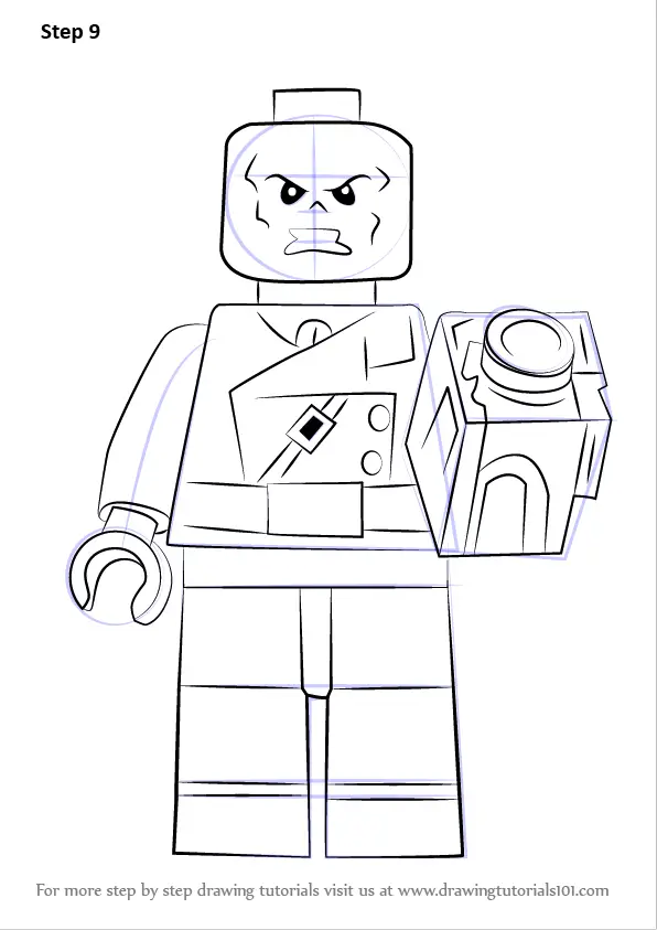 Learn to Draw Lego Skull (Lego) by Step : Drawing Tutorials