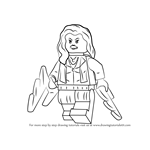 How to Draw Lego Scarlet Witch