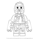 How to Draw Lego Star-Lord
