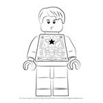How to Draw Lego Steve Rogers