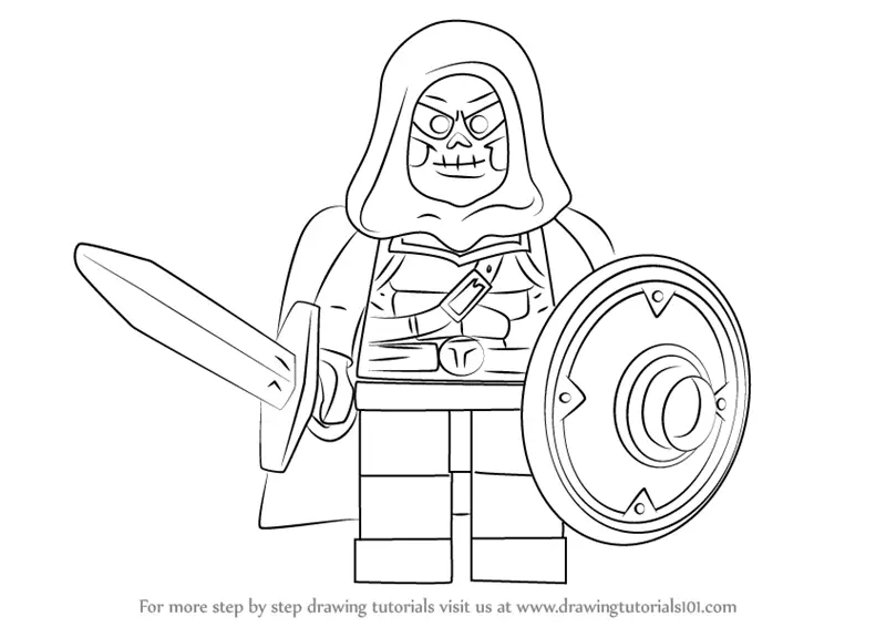 Download Step by Step How to Draw Lego Taskmaster ...