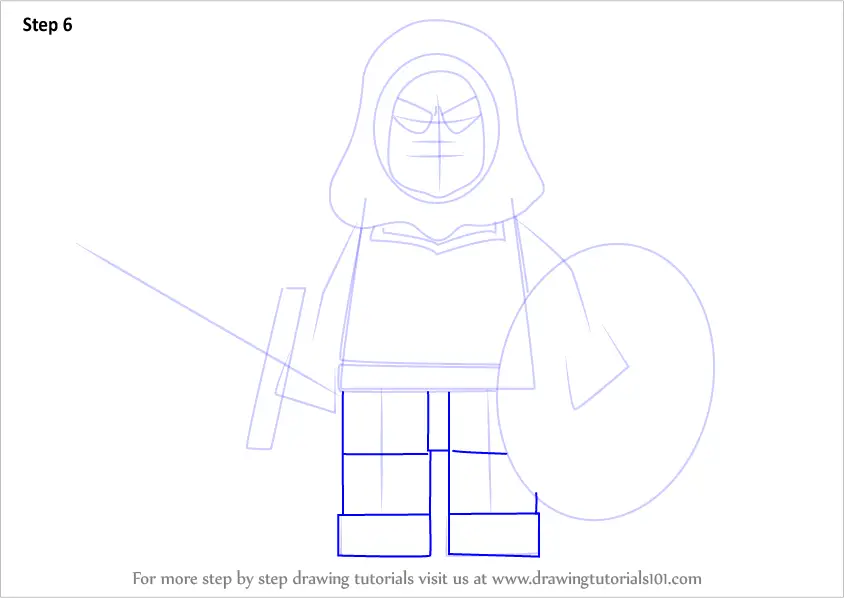 learn how to draw lego taskmaster lego stepstep