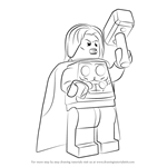 How to Draw Lego Thor