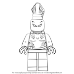 How to Draw Lego White Tiger