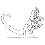 How to Draw Pythor P. Chumsworth from Ninjago