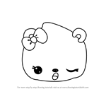 How to Draw Georgia Peach from Num Noms