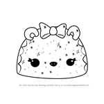 How to Draw Glittery Berry Go-Go from Num Noms