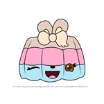 How to Draw Mallow Flip from Num Noms