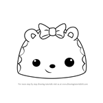 How to Draw Mintee Go-Go from Num Noms
