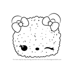 How to Draw Peachy Icy from Num Noms