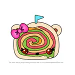 How to Draw Wanda Wrap from Num Noms