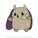 How to Draw Bopz the Bunny from Pikmi Pops