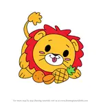 How to Draw Chomp the Lion from Pikmi Pops
