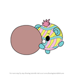 How to Draw Coldie the Polar Bear from Pikmi Pops