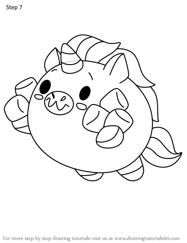 How to Draw Dream the Unicorn from Pikmi Pops (Pikmi Pops) Step by Step ...