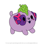How to Draw Pickle the Pug from Pikmi Pops