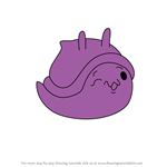 How to Draw Snol the Snail from Pikmi Pops