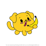 How to Draw Tater the Golden Retriever from Pikmi Pops