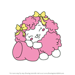 How to Draw Truffle the Poodle from Pikmi Pops