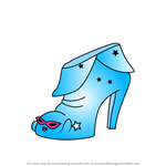 How to Draw Angie Ankle Boot from Shopkins