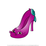 How to Draw Beverley Heels from Shopkins