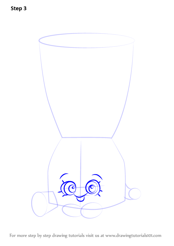 Learn How to Draw Brenda Blenda from Shopkins (Shopkins) Step by Step