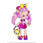 How to Draw Bubbleisha from Shopkins