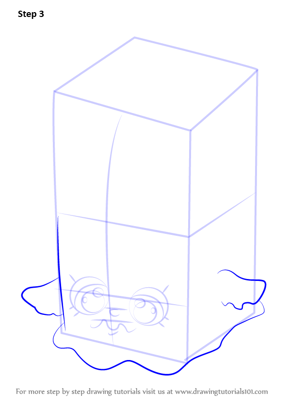 Step by Step How to Draw Buttercup from Shopkins : DrawingTutorials101.com
