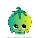 How to Draw Cherie Tomatoe from Shopkins