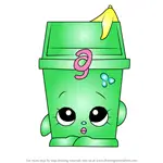 How to Draw Lisa Litter from Shopkins