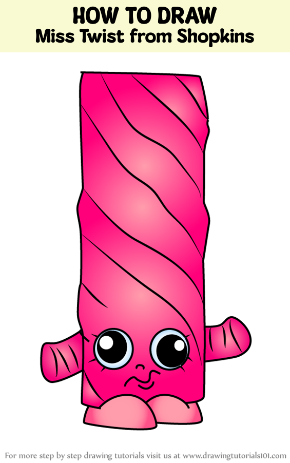 How to Draw Miss Twist from Shopkins (Shopkins) Step by Step ...