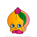 How to Draw Peachy from Shopkins