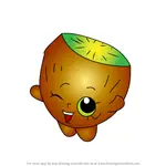 How to Draw Pee Wee Kiwi from Shopkins