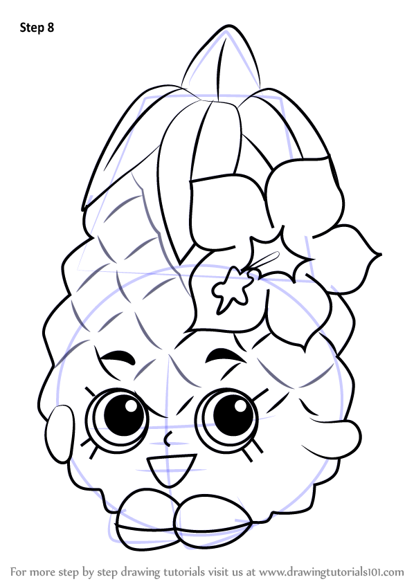 pdf coloring spongebob pages Crush (Shopkins Pineapple Learn Draw from How Shopkins to pdf coloring spongebob pages Crush (Shopkins Pineapple Learn Draw from How Shopkins to