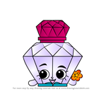 How to Draw Polly Perfume from Shopkins