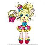 How to Draw Popette from Shopkins