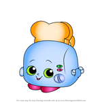 How to Draw Toasty Pop from Shopkins