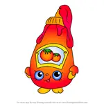 How to Draw Tommy Ketchup from Shopkins