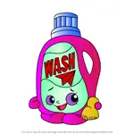 How to Draw Wendy Washer from Shopkins