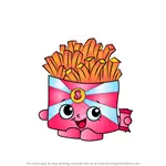 How to Draw Wise Fry from Shopkins